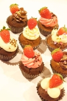 いちごカップケーキ