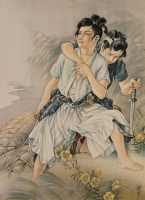 高畠華宵 《月下の小勇士》 1929、弥生美術館 ［後期展示］