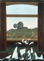 《 野の鍵 》1936年　80×60ｃｍ　油彩／カンヴァス　ティッセン゠ボルネミッサ美術館 Museo Thyssen-Bornemisza, Madrid　© Charly Herscovici/ADAGP, Paris, 2014 © Photothèque R. Magritte / BI, ADAGP, Paris / DNPartcom, 2014　※東京展のみ出品