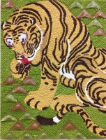 渡辺おさむ展 花鳥風月　伊藤若冲　虎図オマージュ作品