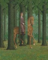 《 白紙委任状 》　1965年　81.3 x 65.1ｃｍ　油彩／カンヴァス ワシントン・ナショナル・ギャラリー National Gallery of Art, Washington, Collection of Mr. and Mrs. Paul Mellon, 1985.64.24　 © Charly Herscovici/ADAGP, Paris, 2014