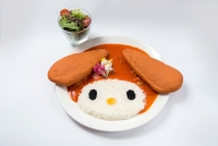 マイメロディのココナッツレッドカレー ～レンズ豆のサラダ添え～ 　(c)’76,’14 SANRIO CO.,LTD. APPROVAL No．SP550457