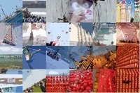 祭・百景借景「凱風快晴」部分画像　市川健治