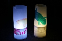 ワークショップ「虹色オオサンショウウオランプ」　※イメージ