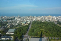 スライダーの先には瀬戸内海