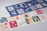 モダンな柄の手ぬぐい(1,404円)