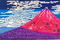 渡辺おさむ展 花鳥風月　葛飾北斎　凱風快晴オマージュ作品