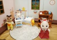 大きなお部屋の撮影コーナー© EPOCH