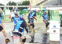 過去のイベントの模様（2015年8月 茨城県守谷市　雪合戦大会）