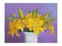 百合(油彩/南 栄一さん)