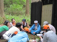 集落の方々と参加者との交流