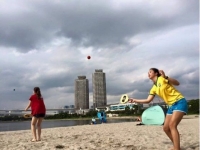 フレスコボールの様子