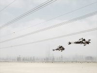 Dark Lens, Two Speeder Bikes, Dubai, 2009 © Cédric Delsaux