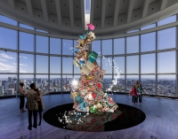 エントランス展示イメージ（昼）