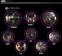 裏ヨコハマ探索ツアー　コースイメージ