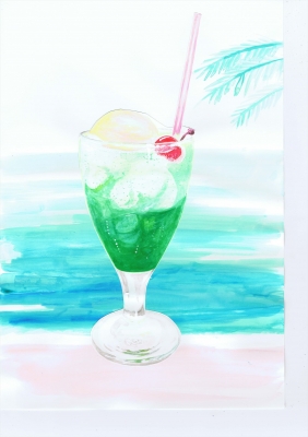 長尾謙一郎 個展「クリームソーダシティ」