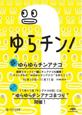 「ゆらゆらチンアナゴまつり2014」 11月11日は年に一度の記念日