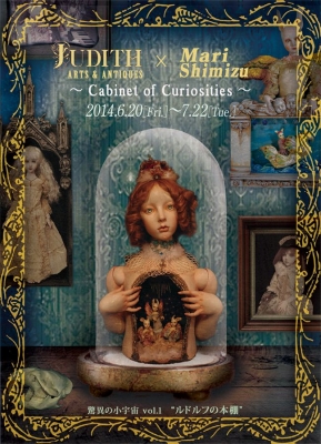 清水真理 個展　驚異の小宇宙 vol.1　“ルドルフの本棚”