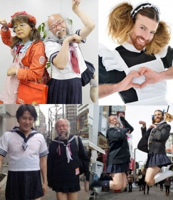 セーラー服おじさんとインパクトおじさんたち