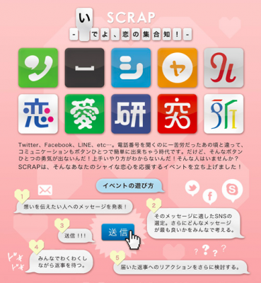 ソーシャル恋愛研究所〜いでよ！恋の集合知〜