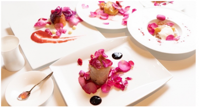 食べるバラのランチ会