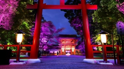 下鴨神社 糺の森の光の祭