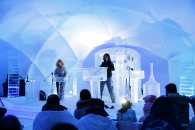 「氷のコンサート」＠星野リゾート トマム