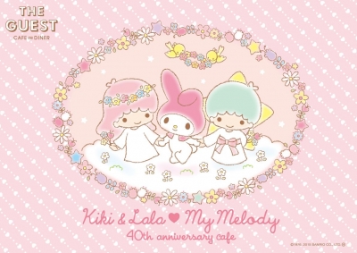 Kiki & Lala ❤ My Melody 40th anniversary cafe