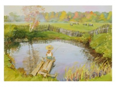 絵画展　口と足で表現する世界の芸術家たち