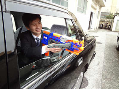 タクシー流鏑馬（やぶさめ）