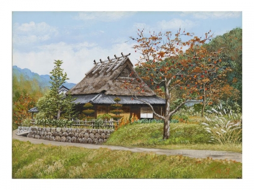 「田舎家(2)」 安達 巌